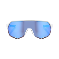 100percent 100% S2 Glases Matte white-HiPER blue ML