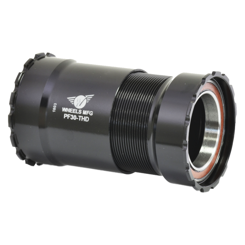 Wheels Manufacturing Tretlager, PF30, 30 mm, AC, schwarz