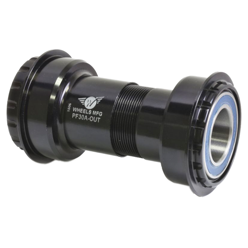 Wheels Manufacturing Tretlager, PF30A, 22/24 mm, Asymetrisch, ABEC-3, schwarz