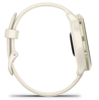 Garmin vívoactive® 6, Sportuhr, Bone/Lunar Gold