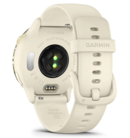 Garmin vívoactive® 6, Sportuhr, Bone/Lunar Gold