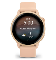 Garmin vívoactive® 6, Sportuhr, Pink Dawn/P. Dawn Metallic