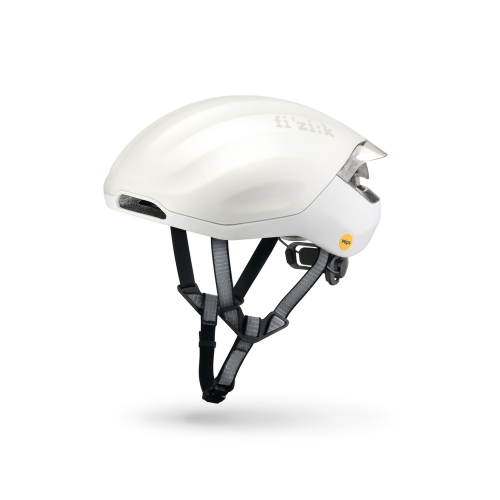 Fizik Kudo Aero Helmet + Light weiss M