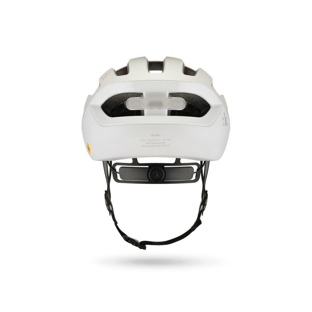 Fizik Kudo Helmet + Light weiss M