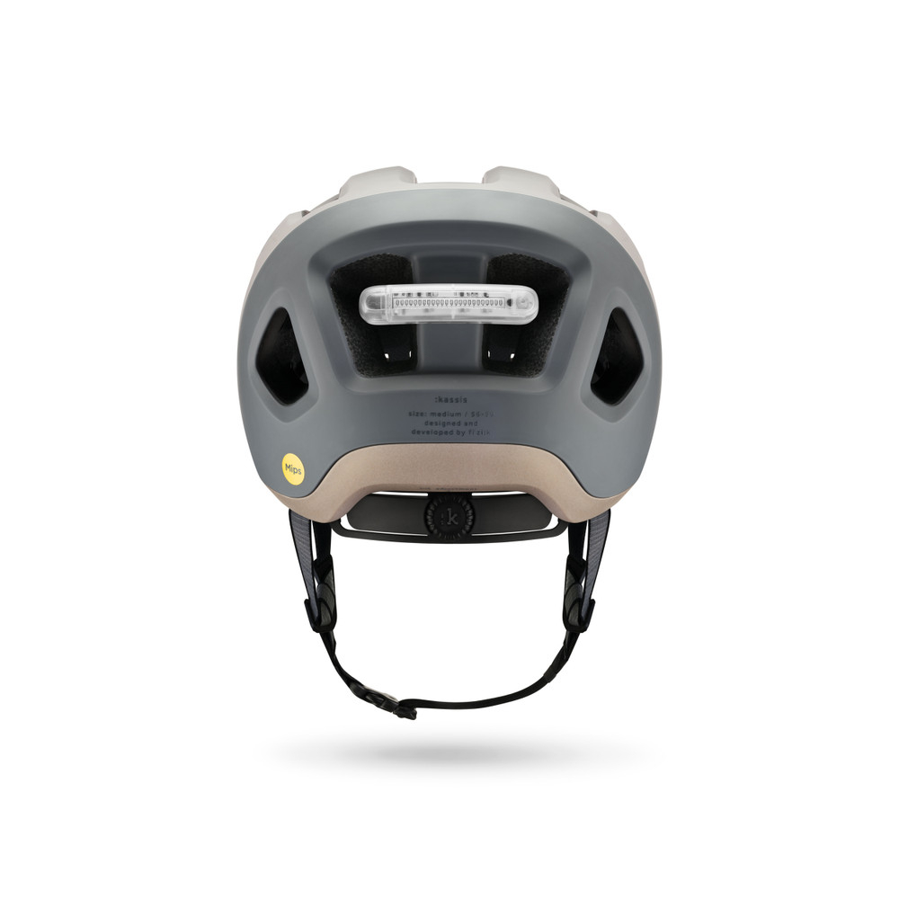 Fizik Kassis Helmet + Light schlamm-sand M