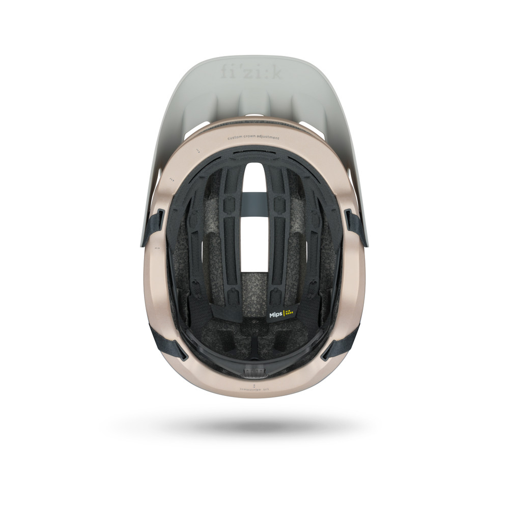 Fizik Kassis Helmet + Light schlamm-sand M