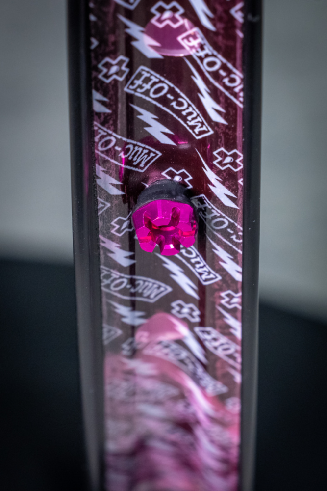 Muc-Off V2 Tubeless Ventil Kit 60mm/pink 60 mm, pink