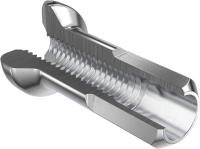 DT Swiss Nippel Alu  2.0mm Gewinde, 12mm lang, rot, 100 Stück