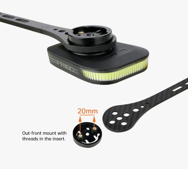 Ravemen AGM02 Garmin bottom tab Einsatz für Montage unterhalb GPS Halterung zu FR160/FR300