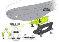 magped ROAD2 Stahl Achse Magnetpedale