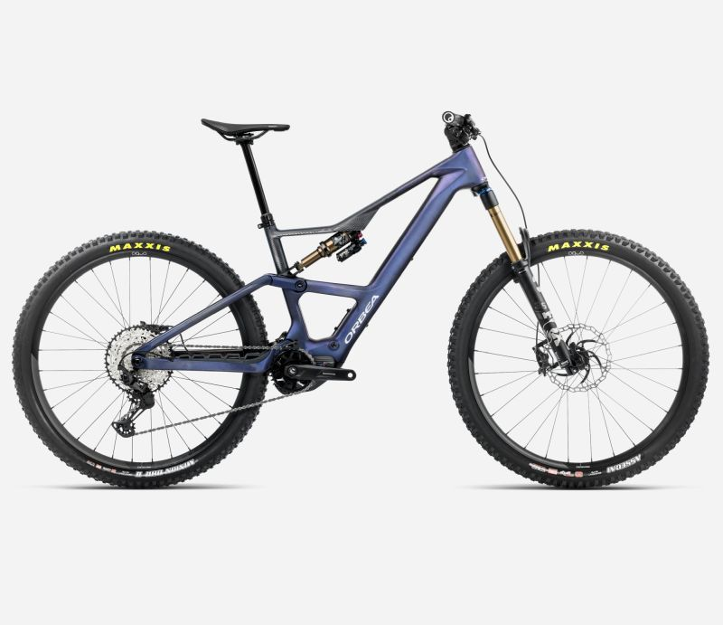 Orbea RISE LT M10 Tanzanite Carbon View - Carbon Raw 630Wh, M