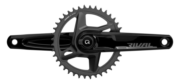 Quarq Powermeter Rival AXS 1x DUB 175mm 40Z WIDE, DirectMount, Alu, schwarz