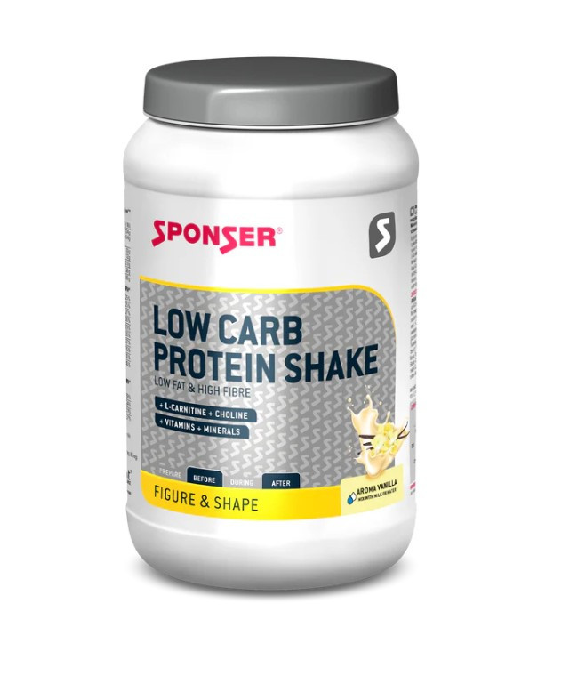 Sponser Low Carb Protein Shake, Vanilla, Dose 550 g 