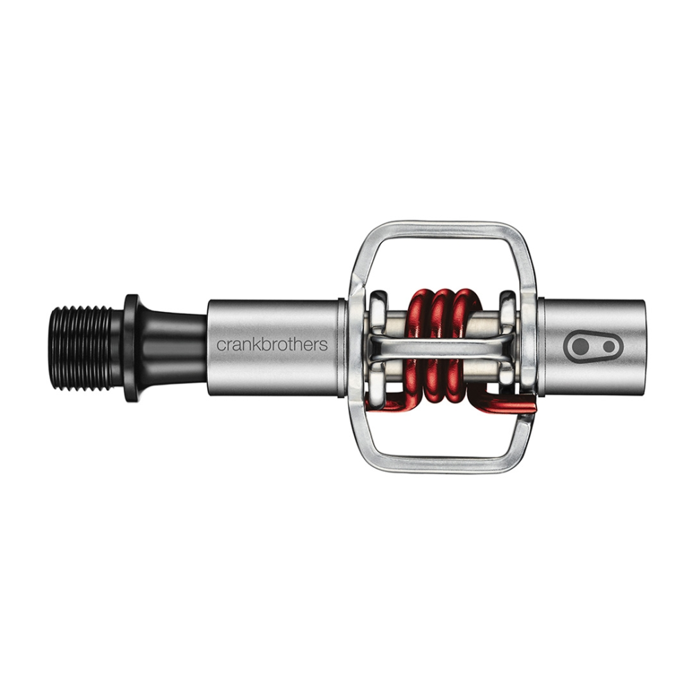 Crankbrothers Crank Brothers Pedal Egg Beater 1 MTB, Crank-System, 9/16", Stahl, silber-rot