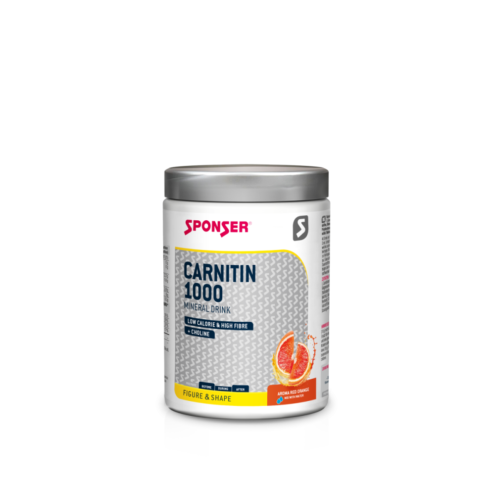 Sponser CARNITIN 1000 MINERALDRINK, Lemon-Elderberry, Dose 400g