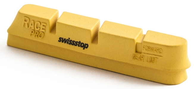 SwissStop RacePro Camp 10/11 Road Carbon, Pack à 2 Paar, Yellow King