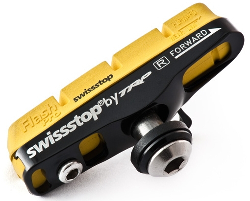 SwissStop Full FlashPro Shimano/SRAM Road Carbon, 1 Paar, Yellow King