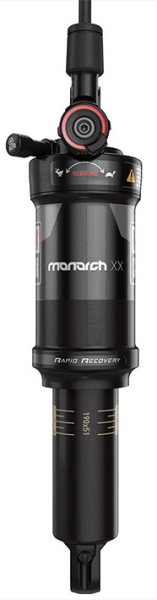 RockShox Rear Shock Monarch XX (200x51/7.875x2.0) Tune-MidReb/MidComp, 430 Lockout Force, Left Remote 1250...