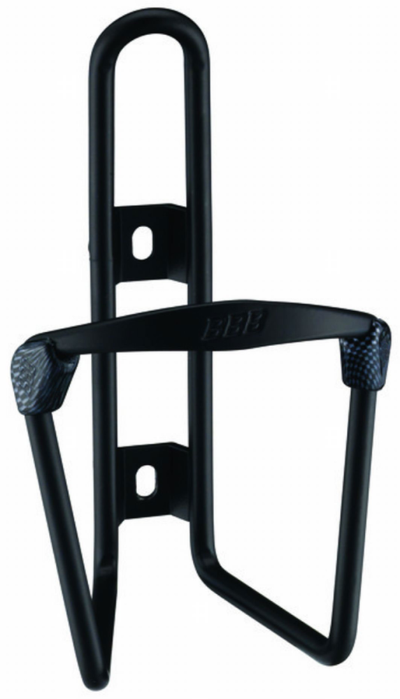 BBB Bidonhalter Fueltank schwarz matt aus Alu, inkl. Inoxschrauben