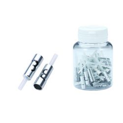 BBB Anschlaghülse Alu 4mm silber, für Teflonkabel, 50 Stück