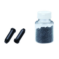 BBB Quetschhülse Alu für 1.6mm Kabel schwarz, 500 Stück