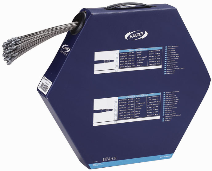 BBB BBB Bremszug Brakewire Road BCB-43SF 1,5mm x 900mm für Shimano Box à 100 Stück