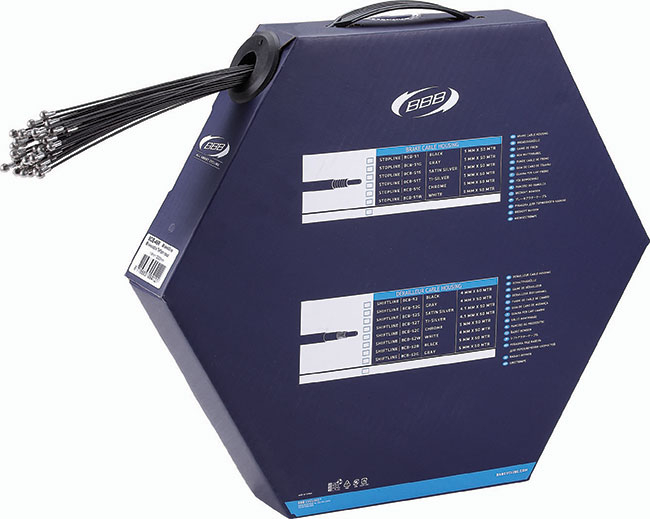 BBB BREMSKABEL ROAD 1.5MMX2M, TEFLON, 50STK.