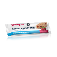 Sponser Cereal Energy Plus Bar, Cranberry, Display 15 x 40g