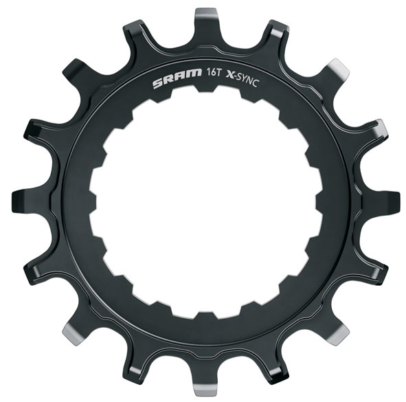 SRAM Kettenblatt EX1 X-Sync 16Z Stahl Ritzel für Bosch Motor schwarz Sram