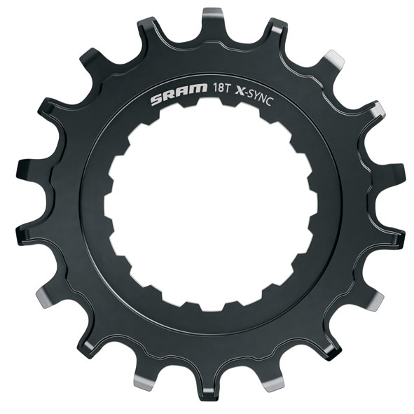 SRAM Kettenblatt EX1 X-Sync 18Z Stahl Ritzel für Bosch Motor schwarz Sram