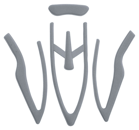 BBB HELMPOLSTER ICARUS, GRAU, QUICK DRY