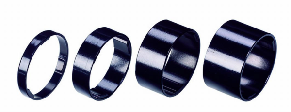 BBB BBB Aluminium Spacerset LightSpace, BHP-36 - 1-1/8, schwarz