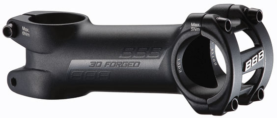 BBB BBB Road Vorbau RoadForce II BHS-08, 1-1/8, +/-6°, 90mm, schwarz, 31.8mm