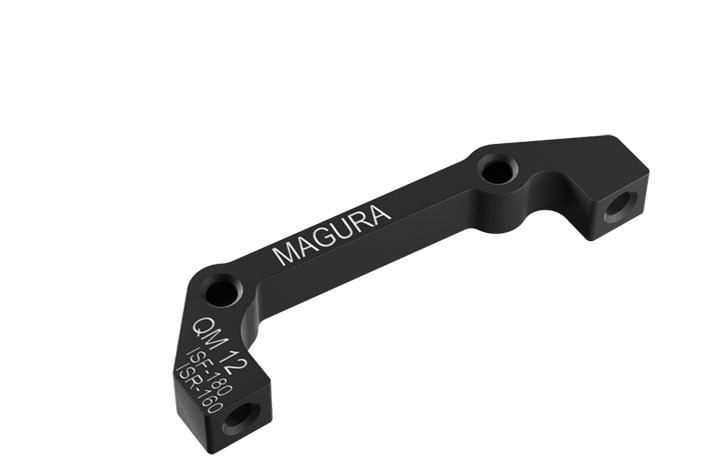 Magura Adapter QM12, 180 mm IS 6 Zoll Vorderrad, 160 mm IS Hinterrad (VE : 1 Stück)