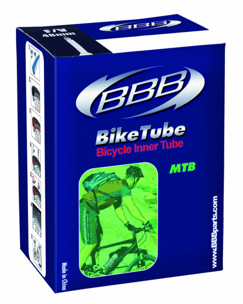 BBB Schlauch 27.5 x 3.0 AV 33mm, Schrader (AV) 33mm MTB