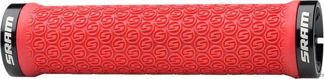 SRAM Lenkergriff SRAM LockingGrips Paar verschraubbar rot
