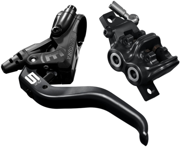 Magura MT 5 Next links/rechts 2.2m schwarz/grau, 4-Kolbenbremse, 2-Finger Alu Hebel