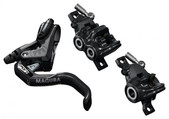 Magura Bremsenpaar MT Trail Sport 4 & 2 Kolben 1 Finger-Aluhebel mit Inbus verstellbar