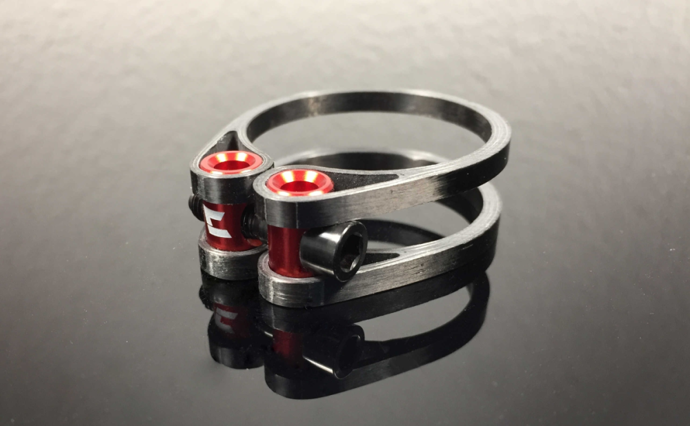 Phenum by Ceetec ceetec Sattelklemme rot, 31.8mm, 16.8mm, Schwarz, mit Box