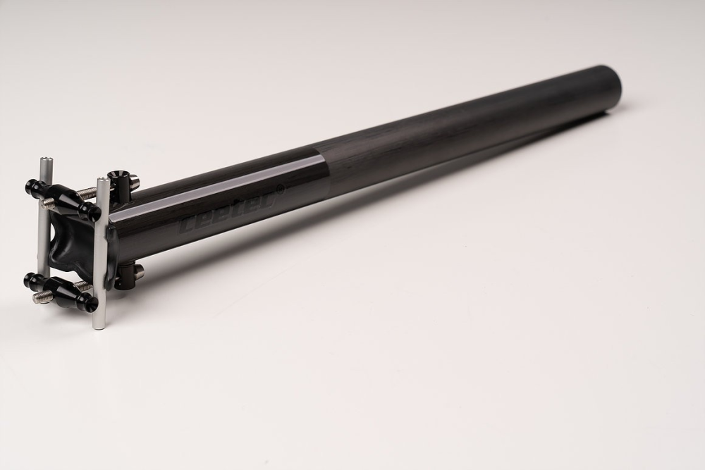 Phenum by Ceetec ceetec Sattelstütze C1 Evo2 MID-GLOSS schwarz, 30.9 x 420mm, Weiß