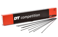 DT Swiss Speichen Competition 256mm schwarz, 2,0/1,8mm, ohne Nippel, Karton à 100 Stk.