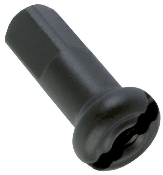DT Swiss Nippel Messing 12mm schwarz, 1,8mm, 100 Stk.