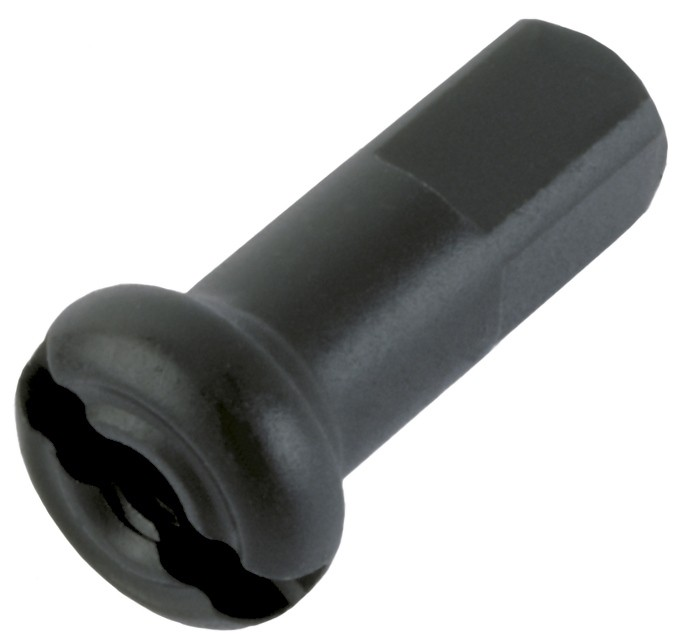 DT Swiss Nippel Messing 12mm schwarz, 2,0mm, 100 Stk.