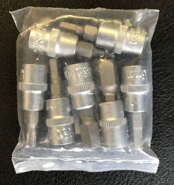 BBB Aufsatz 1/4', Inbus 3/4/5/6/8/10mm, T25 für Drehmomentschlüssel BTL-73