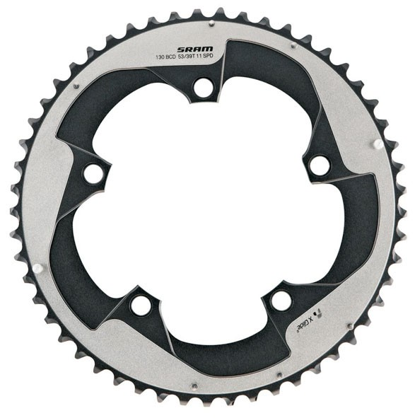 SRAM Kettenblatt, 53Z, 11-fach, BCD 130, YAW 2 pin, Sram