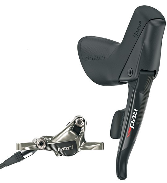 SRAM Hydr. Disc Brems/Schalthebel RED 11-fach inkl. FlatMount Bremssattel hinten, Sram