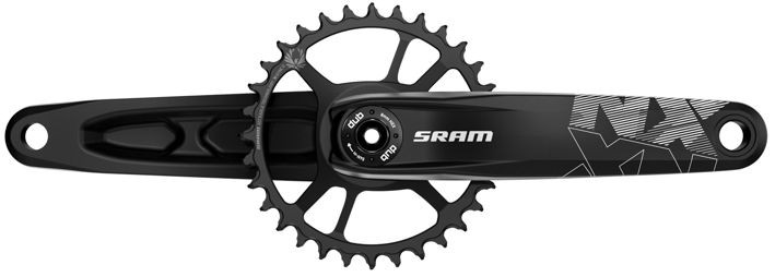 SRAM Kurbel NX Eagle DUB 175mm 32Z X-SYNC 2 Direct Mount Stahl Kettenblatt schwarz
