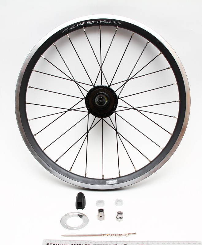 TERN Bikes RIMSET, GRAY, KINETIX COMP NEOS, 20x28H TERN LAUFRAD LINK P24H, 3X8