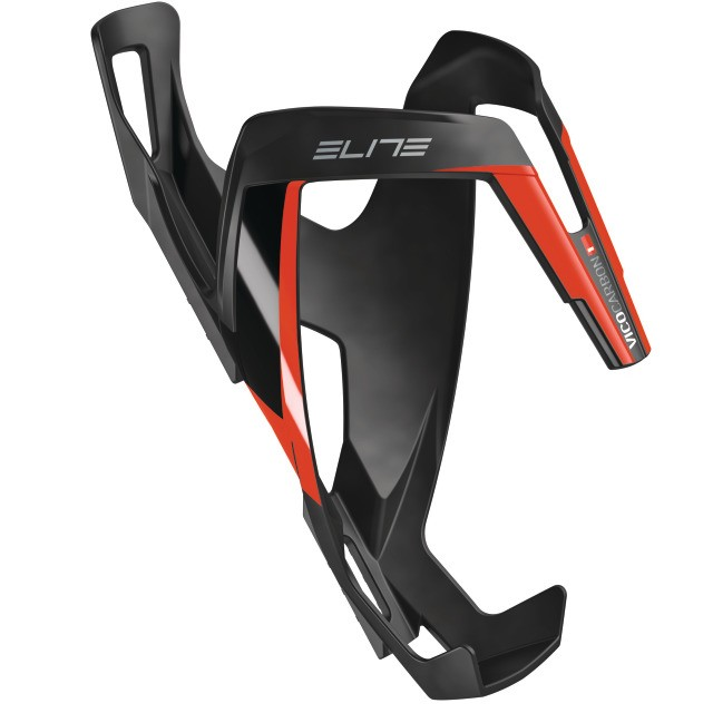 Elite Bidonhalter Vico Carbon matt schwarz-rot