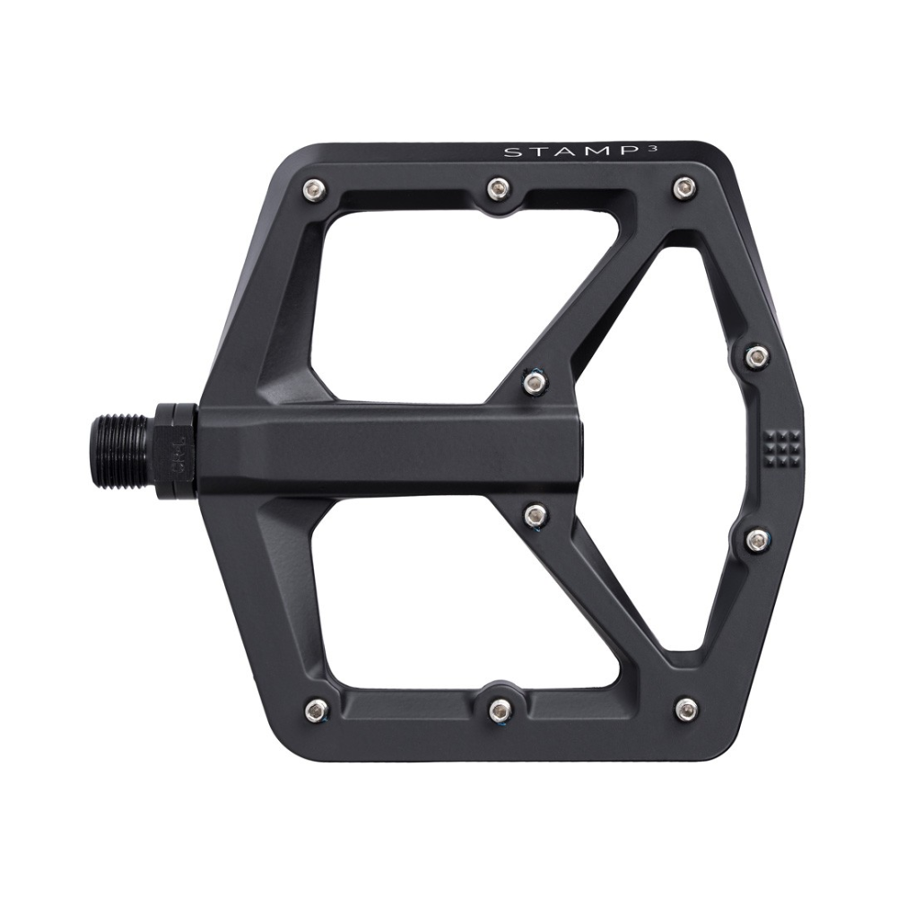 Crankbrothers Crank Brothers Pedal Stamp 3 large Plattformpedal, Druckguss Magnesium, schwarz
